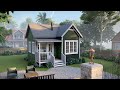 20ft x 20ft  6x6 m  charming tiny house design  free floor plan