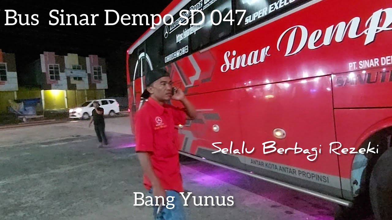 BUS SINAR DEMPO 047, Trip Jogja, Menuju Pagar Alam, Bang Yunus Selalu Berbagi. #bussinardempo047