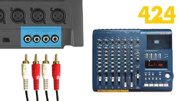 4-TRACK BOUNCING TECHNIQUES: Bounce Tracks Simultaneously on a Tascam 4-track | 424recording.com