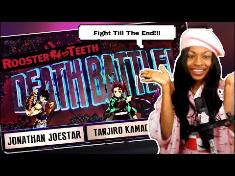 Tanjiro VS Jonathan Joestar [Demon Slayer VS JoJo's Bizarre Adventure] | Reaction  @DEATH BATTLE! ​