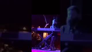 Keyboard Player Crashes The Set