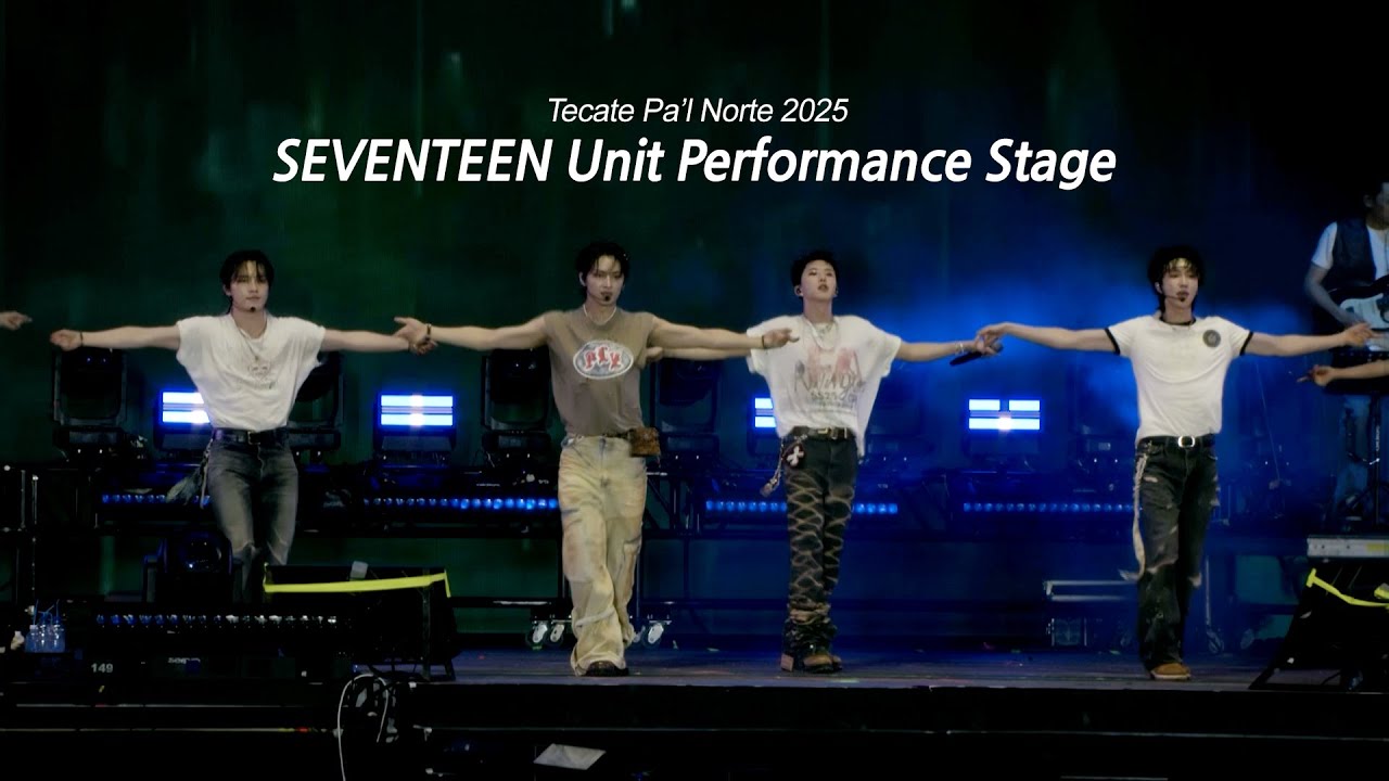 SEVENTEEN (세븐틴) - 동갑내기 (96ers) + Water + Rain + 청춘찬가 (Cheers to youth) @ Tecate Pa’l Norte 2025 SEVENTEEN (세븐틴) - 동갑내기 (96ers) + Water + Rain + 청춘찬가 (Cheers to youth) @ Tecate Pa’l Norte 2025