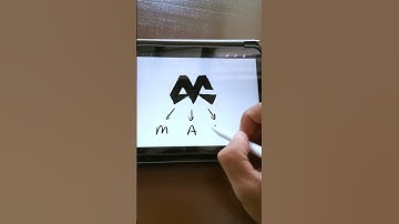 logo Design M + 🧥 #logo #paintoolsai #procreate #pictorial #monogram #coreldraw #photoshop