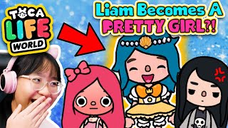 Toca Life World  Liam Becomes A PRETTY GIRL?!!