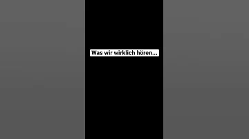 Was Jungs hören wollen?