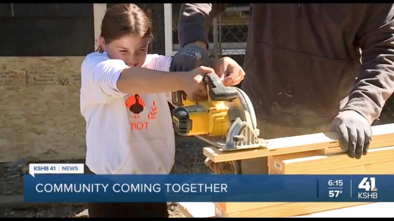 Community remodeling home for the Criniere Family