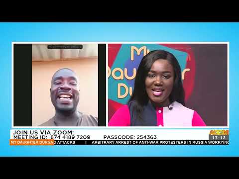 My Daughter Durga Chat Room on Adom TV (14-6-22) My Daughter Durga Chat Room on Adom TV (14-6-22)