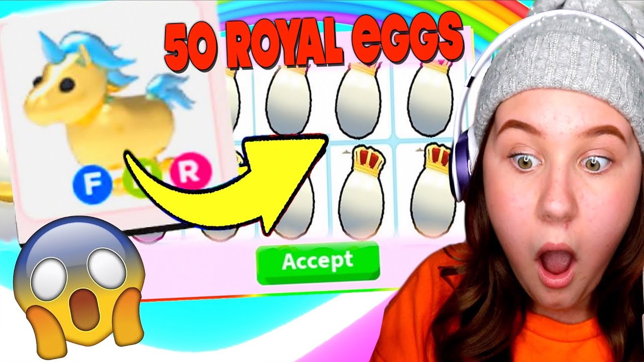 Opening 50 Royal Eggs To See How Many Legendary Pets We Get In Adopt Me Roblox Youtube - ruby games roblox adopt me