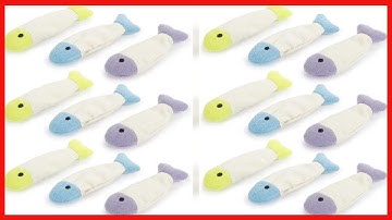 SmartyKat Crinkle Fish Catnip Toys for Cats & Kittens, Stimulating, Fun & Engaging Play