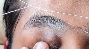 EYEBROW THREADING FOR BEGINNERS @bhatiabijal .