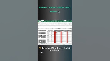 This Excel Sheet Tracks Attendance Automatically! 😱 | Must-Have for Office & School
