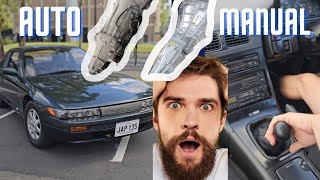 NISSAN SILVIA S13 Auto to Manual Conversion - (Full Install Guide) Part 1