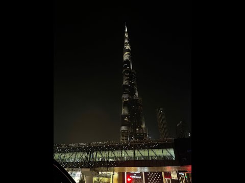 Thank you, Dubai! @Burj Khalifa water show!!