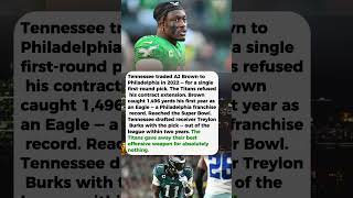 Traded for a 1st-Round Pick. The Titans Refused to Pay Him. He Set the Eagles' Receiving Record.