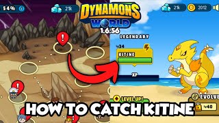 How to catch Kitine in Dynamons World | Dynamons World Electric Temple Update 1.6.56