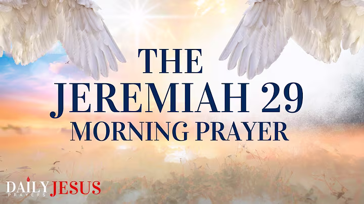 Pray This Powerful Jeremiah 29 Morning Prayer - You Will Seek Me and Find Me (Christian Motivation)