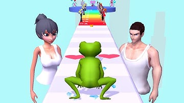 FrogPrince Rush   👩❤️🐸 All Levels Gameplay!! Android,ios  3HW