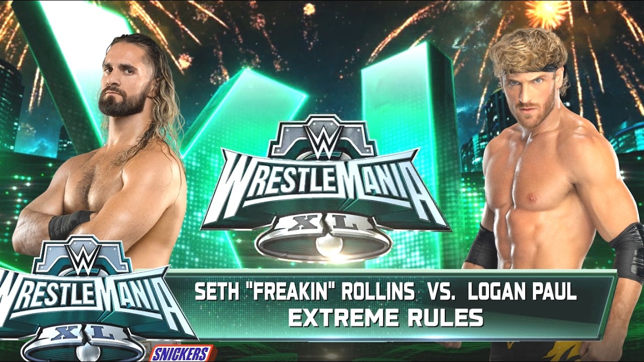 FULL MATCH - SETH ROLLINS VS LOGAN PAUL - WWE 2K25 GAMEPLAY - @GameOnHarsh #wwe #wwe2k25