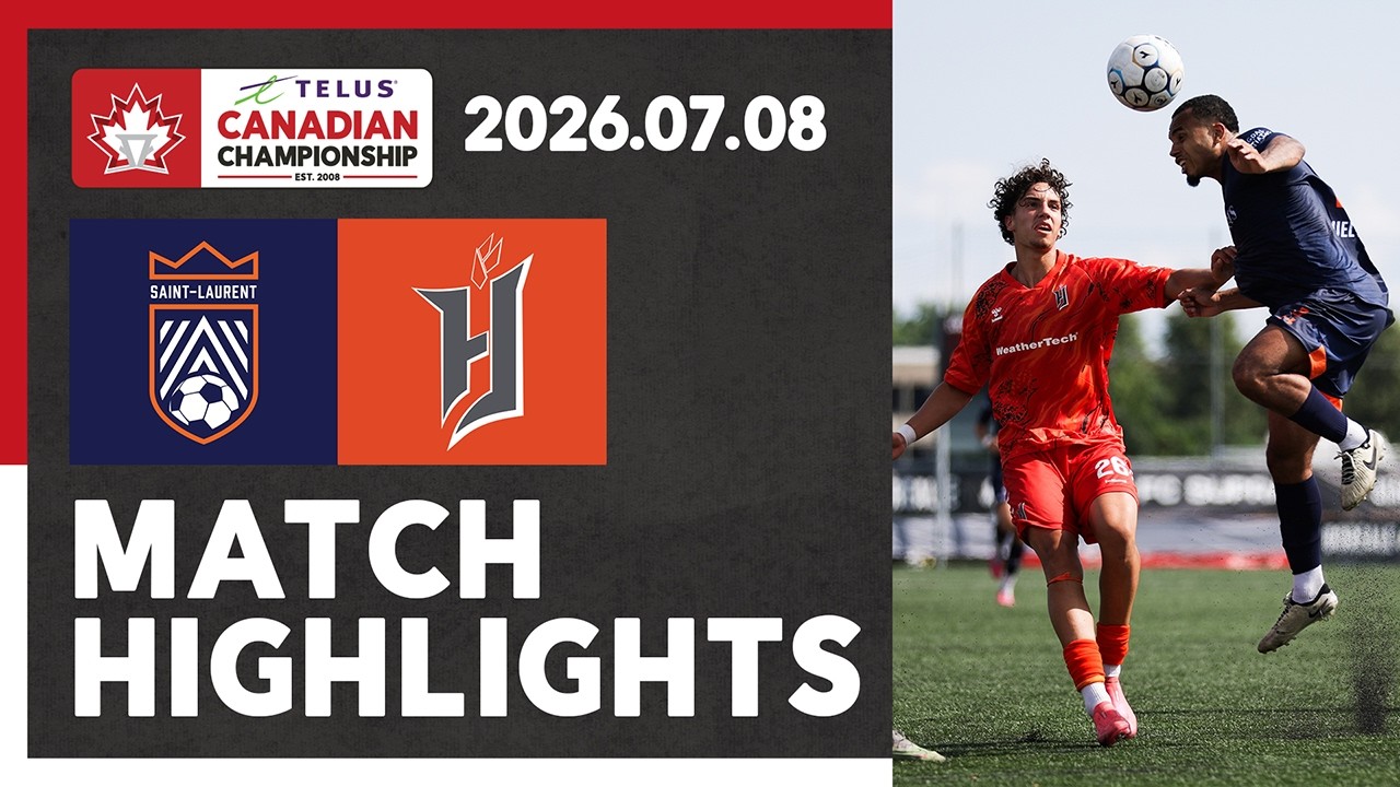 HIGHLIGHTS: CS Saint-Laurent vs. Forge FC | TELUS Canadian Championship Quarter-final, Leg 1