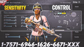 4.1 UPDATE BGMI BEST🔥Sensitivity Settings Bgmi Sensitivity Code Zero Recoil Sensitivity | LiteBoi Yt