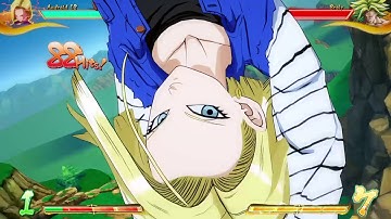 #DBFZ Solo Android 18 Combo 100%