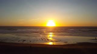 Sunset. Surftides Lincoln City OR.