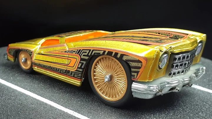 Tooned Chevy Monte Carlo 1974 by Hot Wheels Hardnoze w/3D printed wheels custom lowrider