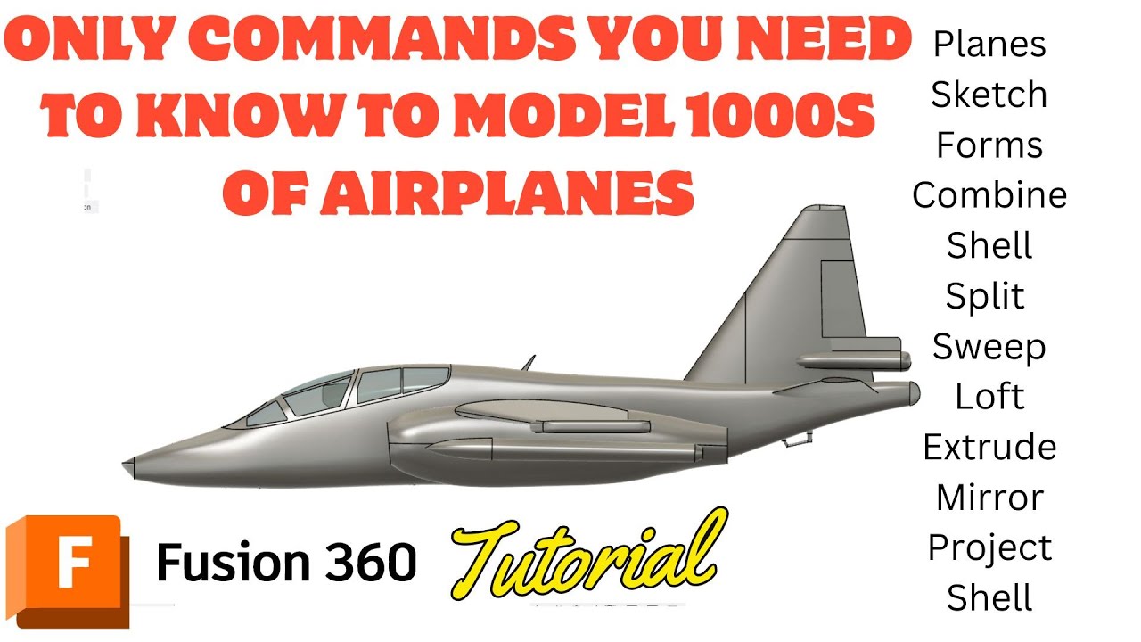 The only commands you need to know to model thousands of airplanes ...