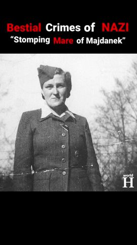 Extremely Bestial Crimes of Nazi Guard Hermine Braunsteiner #shorts #majdanek #nazigermany #ww2