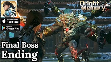 BRIGHT MEMORY INFINITE Walkthrough Gameplay Part 5 - Six-Armed Emperor Boss Fight ( Android, iOS ).