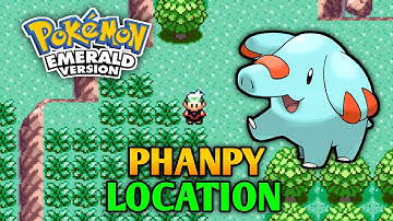How To Catch Phanpy In Pokemon Emerald - Phanpy Location