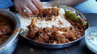 Pressure Cooker Wala Mutton Curry Simple Meat Chawal