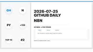2026-07-25 | GitHub Top 5 Daily | N8N | Insight AI