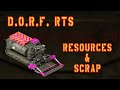 Dorf rts game  resources and scrap