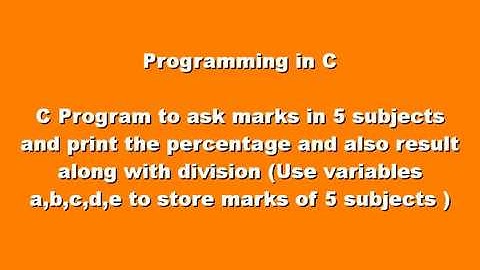 C Program : Use of Nested if..else