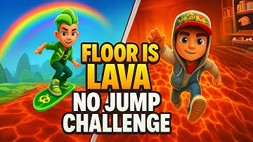 🔥 Subway Surfers “Floor is Lava” No Jump Challenge! 😱 | New 2025 Update Gameplay 🚀