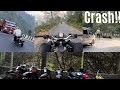 Ride day  hamro bike crash vayoo crazy close calls   sg vlog