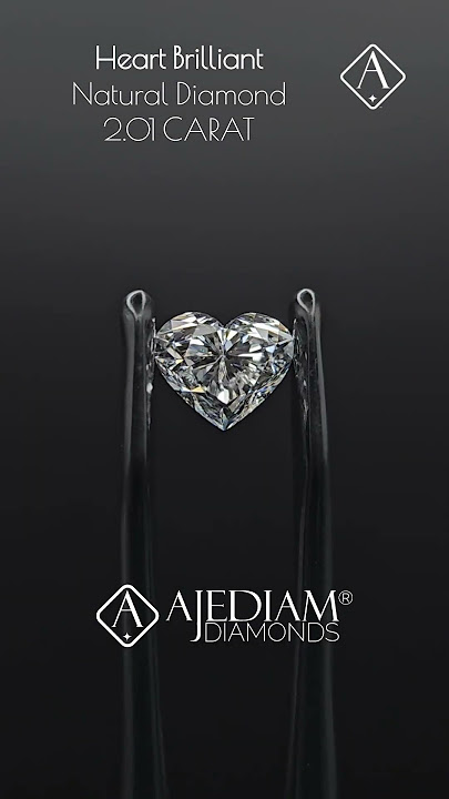 💎❤️ Heart 2.01 carat #diamond #gemstone #investmentdiamonds #AjediamDiamonds #Brilliant