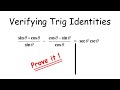 Verifying Trig Identities