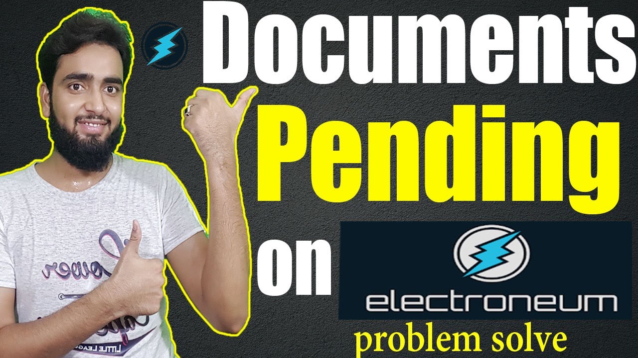 How to Approve Pending documents on electroneum || Documents pending problem solution || Anytask.com