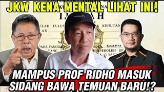 Download Lagu JKW TAMAT INI AKAN TERJADI.!! PROF RIDHO TURUN SIDANG BAWA BUKTI AKURAT, SIKAT ABIS⁉️ MP3