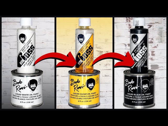 All Bob Ross Base Coats Explained - Liquid White, Liquid Clear