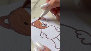 DIY mini card💌🧸#diy #love #card #tutorial
