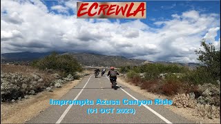 ECrewLA - Impromptu Azusa Canyon Ride (01 OCT 2023)