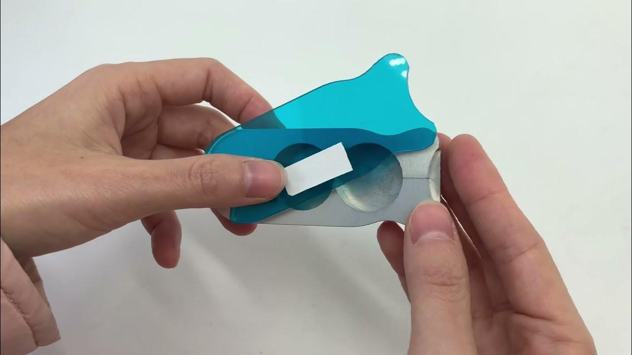 How to split a pill into two halves using aluminum pill cutterBest