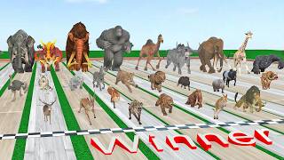 Ultimate Race 50 Wild Animals SPEED Challenge Animal Revolt Battle Simulator screenshot 2