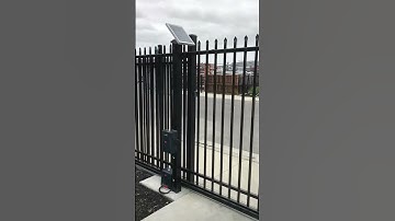 BFT Solar Powered Industrial Sliding Gate - Powered Gates Australia