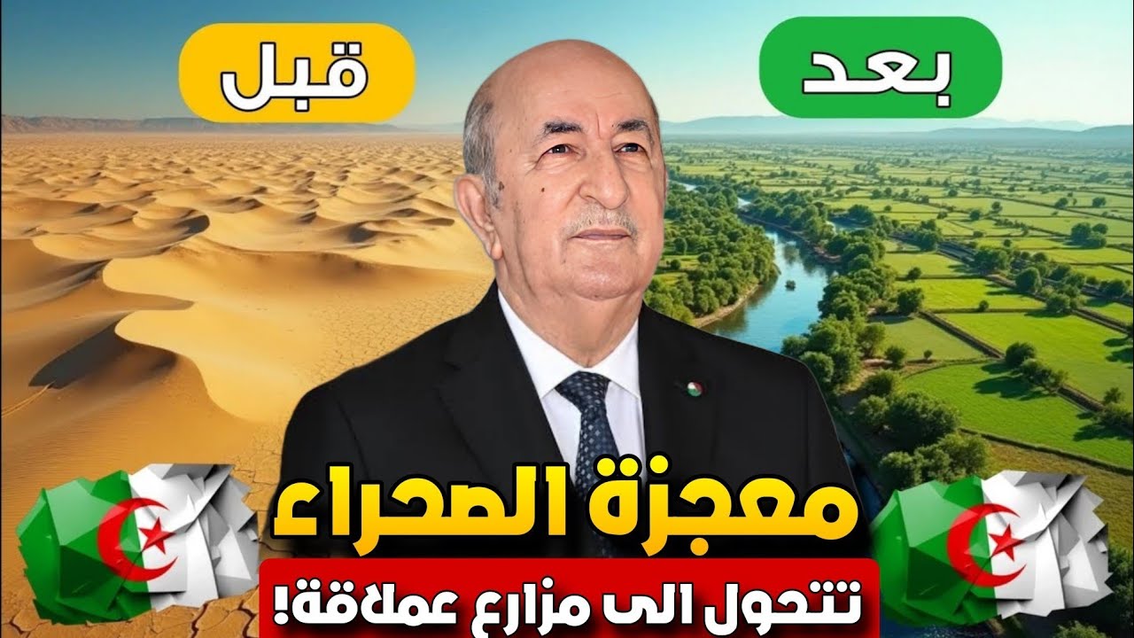 لن تصدق 😱 كيف تحولت صحراء الجزائر إلى مزارع عملاقة تحقق الأمن الغذائي 2025! 🇩🇿✅