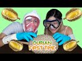 Korean tries Durian for the first time [ENG][BAHASA][한글] 두리안 병맛먹방 durian mukbang