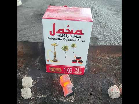 Shisya Briquette burning